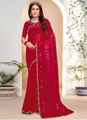 Rani Color Trendy Saree