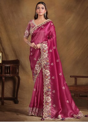 Rani Sequins Festival Classic Saree