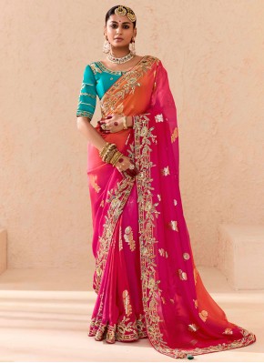 Rani Wedding Designer Saree