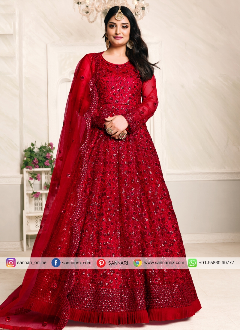 anarkali suits floor length