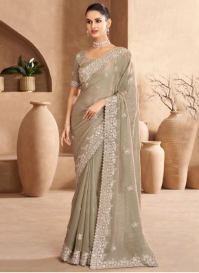 Resplendent Contemporary Saree For Ceremonial