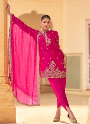 Royal Crepe Silk Sangeet Readymade Salwar Kameez