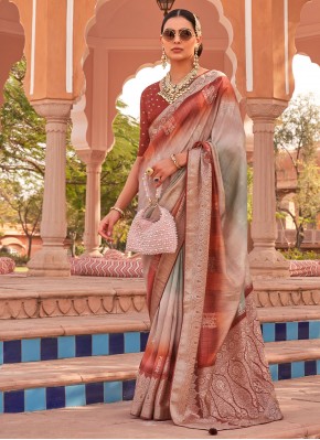 Royal Silk Digital Print Multi Colour Traditional Saree