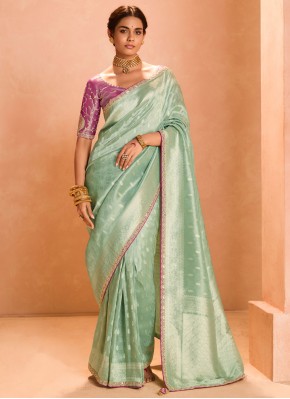 Ruritanian Tissue Trendy Saree