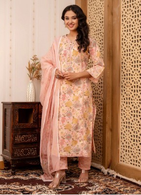 Savory Digital Print Ceremonial Salwar Kameez