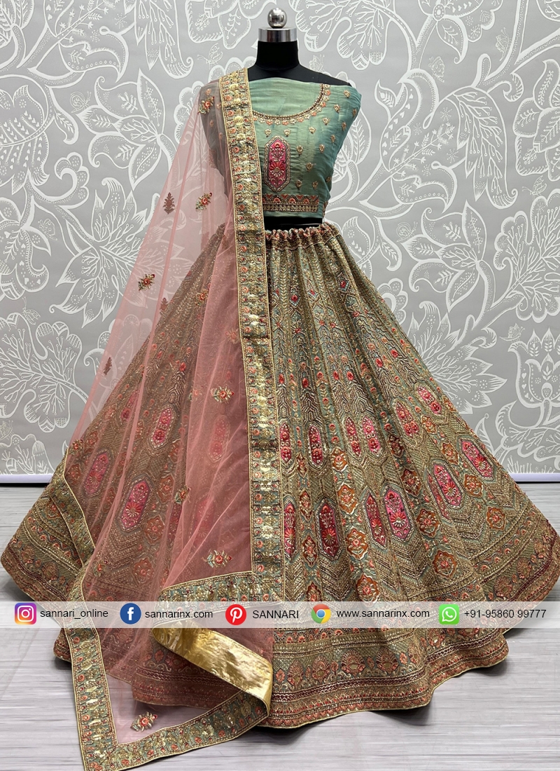 Buy Pink Lehenga Set with Dori and Thread Work by Designer ANAMIKA KHANNA  Online at Ogaan.com