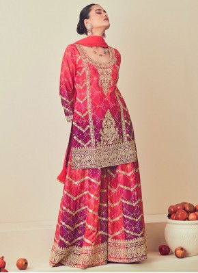 Sensational Mirror Palazzo Designer Salwar Kameez