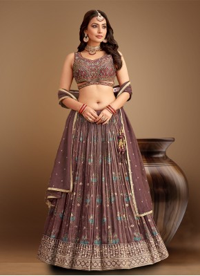 Silk Designer Readymade Lehngha Choli for Engageme