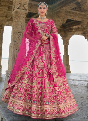 Silk Rani Lehenga Choli