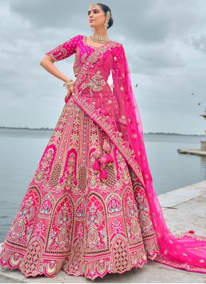 Silk Sequins Rani Designer Lehenga Choli