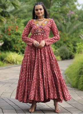 Specialised Cotton Ceremonial Trendy Gown