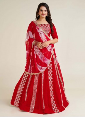 Splendid Faux Georgette Festival Designer Lehenga Choli