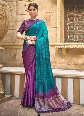 Staggering Handwork Festival Classic Saree