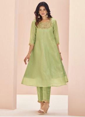 Staggering Organza Casual Kurti