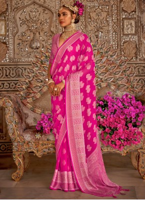 Sterling Border Georgette Classic Saree