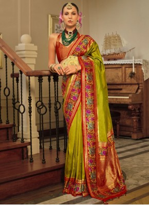 Sterling Green Trendy Saree