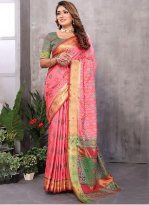 Sterling Weaving Patola Silk  Contemporary Saree