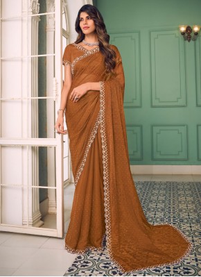 Striking Chiffon Designer Saree