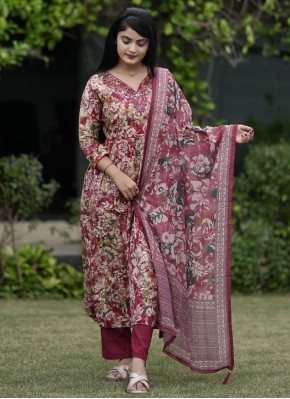 Striking Multi Colour Designer Salwar Kameez