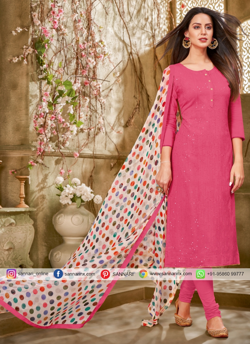 printed churidar designs