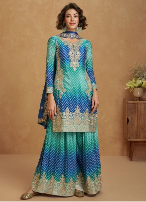 Stupendous Embroidered Party Readymade Salwar Kameez