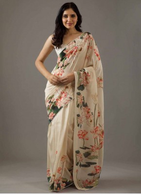 Sunshine Printed Party Designer Saree