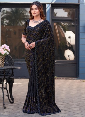 Tiptop Fancy Fabric Ceremonial Trendy Saree