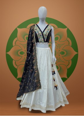 Traditional Work Cotton Garba Wear Chaniya Choli