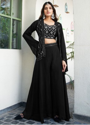 Versatile Black Mirror Trendy Salwar Kameez