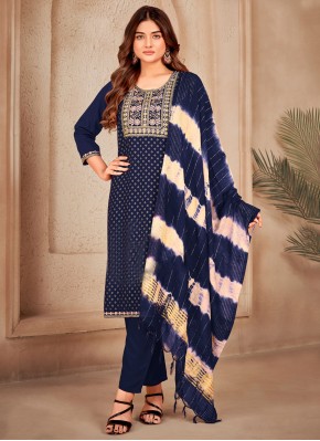 Violet Rayon Party Trendy Salwar Kameez