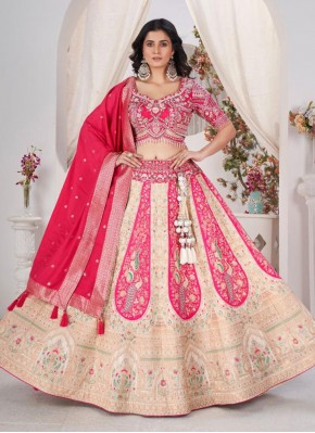 Voguish Jacquard Readymade Lehenga Choli