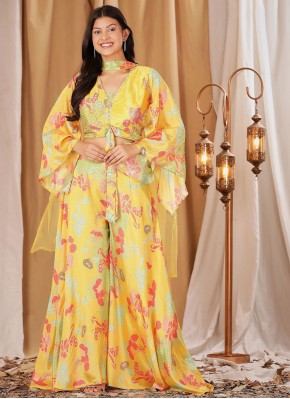 Yellow Color Readymade Designer Salwar Suit