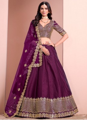 Zesty Sequins Art Silk Lehenga Choli